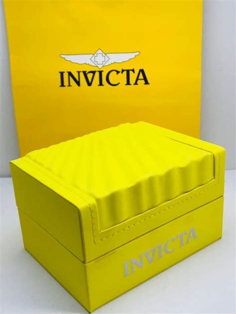 Invicta Watch Yellow Box